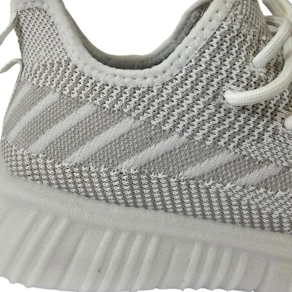 Womens Avia White Mixed Knit Memory Foam Trainer Sneakers Ultra-Lightweight - Picture 7 of 9